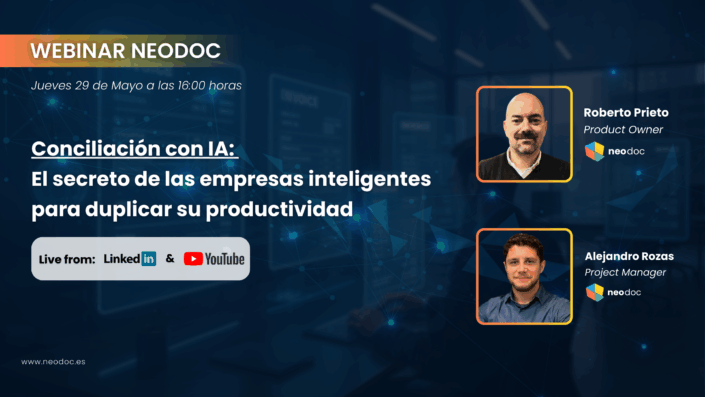 Webinar Conciliación con IA: El secreto de las empresas inteligentes para duplicar su productividad15 de mayo de 2025/por Alejandro Rozas